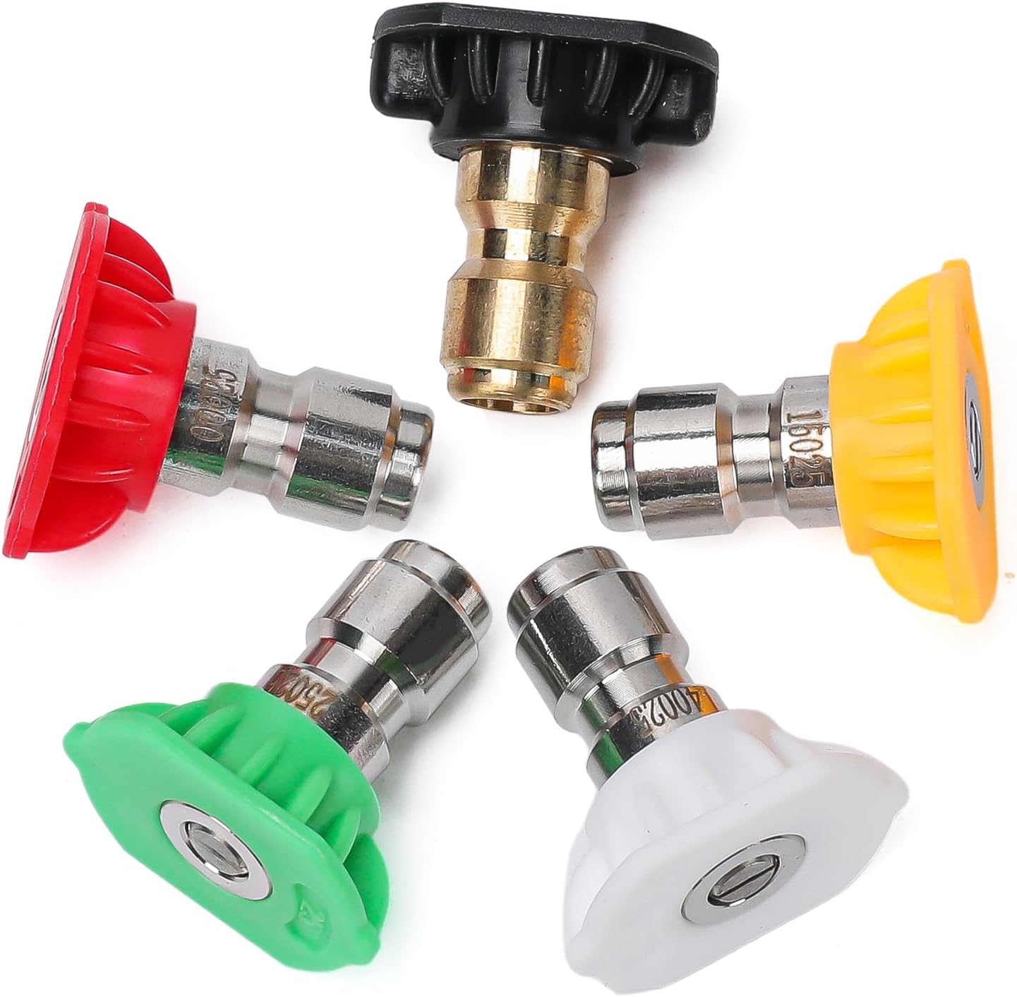 Adam's Standard Snub Nose Pressure Washer With Nozzle Tips