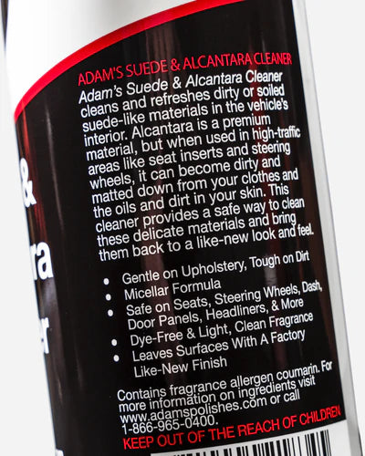Adam's Suede & Alcantara Cleaner