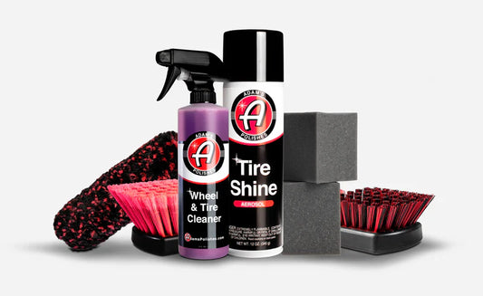 Adam's Aerosol Tire Shine Complete Kit