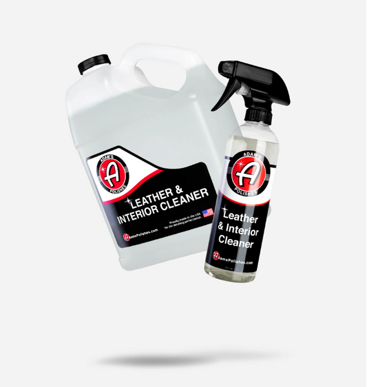 Adam's Leather & Interior Cleaner Gallon with Free 16oz