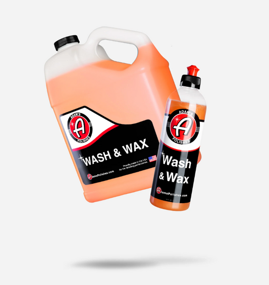 Adam's Wash & Wax Gallon With Free 16oz