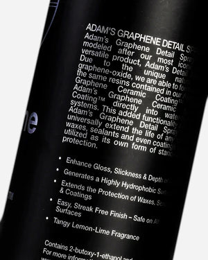 Adam's Graphene detail spray Gallon with Free 16oz