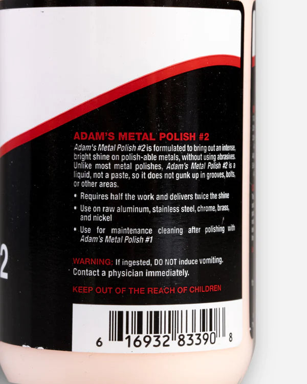 Adam's Metal Polish #2 8oz