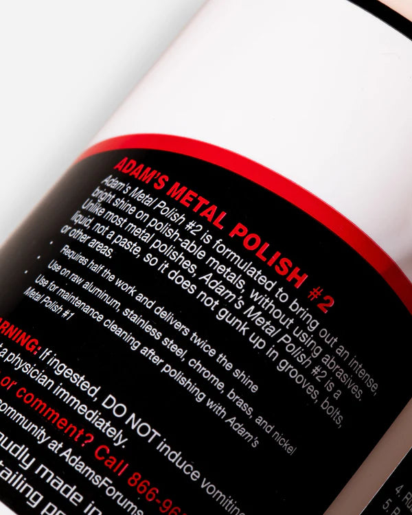 Adam's Metal Polish #2 8oz