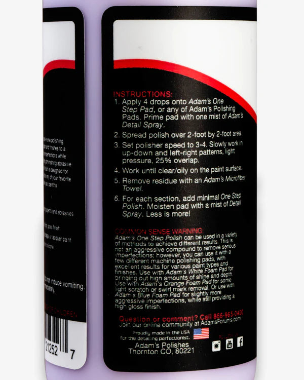 Adam's One Step Polish