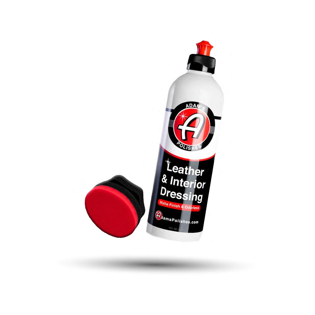 Leather & interior Dressing With Hex Red