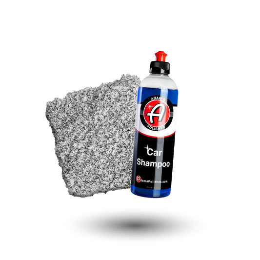 Adam's Car Wash Shampoo With Washpad Mitt