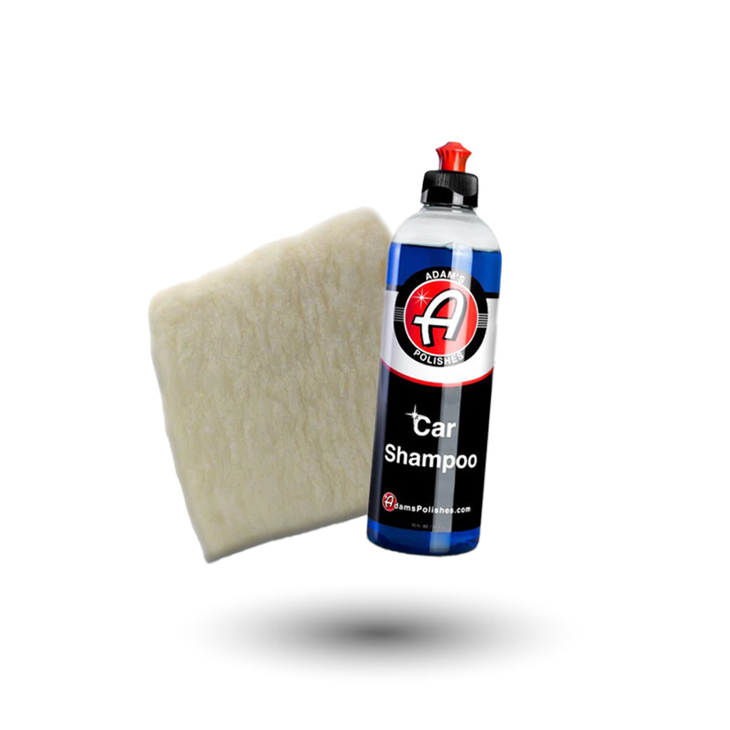 Adam's Car Wash Shampoo With Wool Washpad