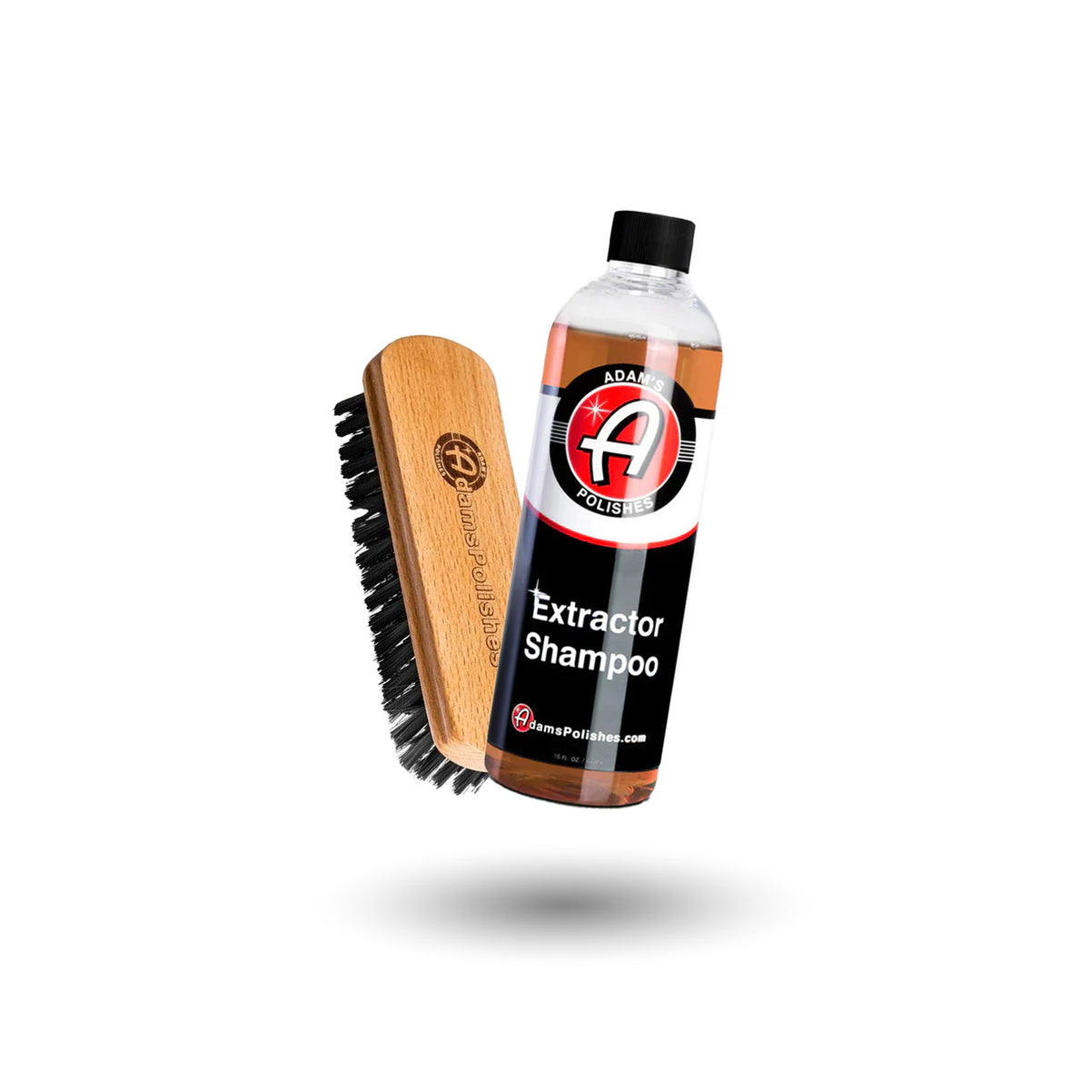 Adam's Extractor shampoo and Cockpit brush