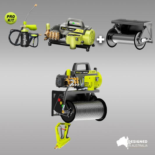 iBigBoi WashR PRO MKII with Fixed Wall Mount Bundle